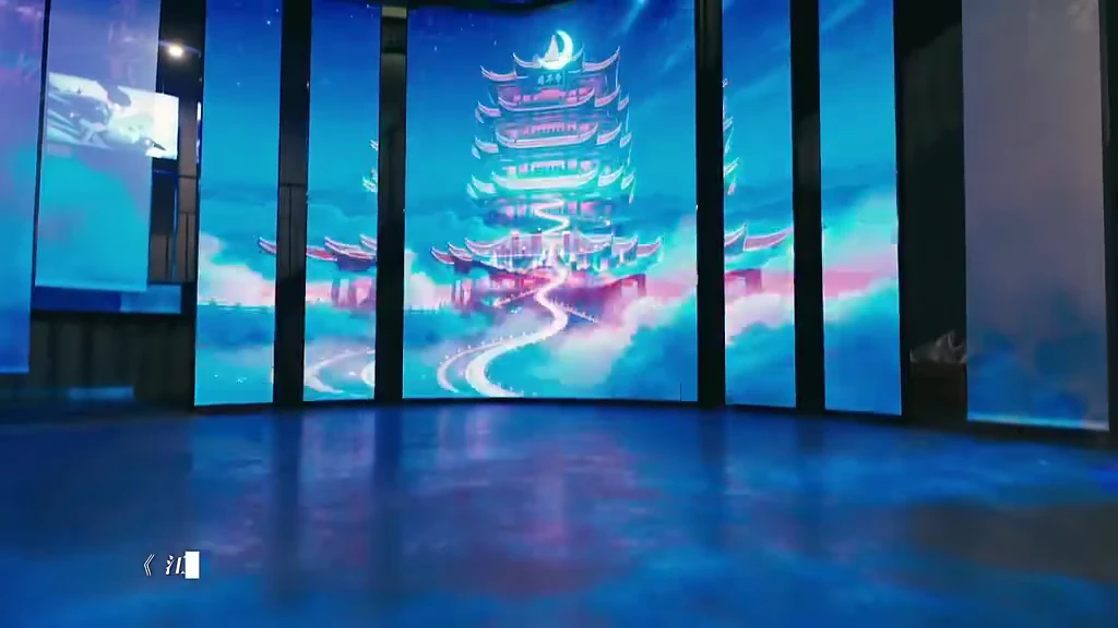 长沙东方奇谭数字光影展现场